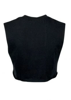 White Label David Bowie Cropped Tee By Goodie Two Sleeves