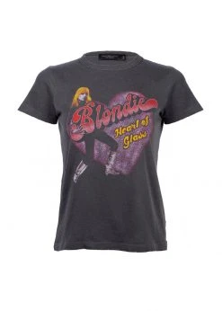 White Label Blondie Heart Of Glass Band Shirt By Junk Food