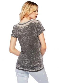 White Label KISS US Tour Acid Wash Band Tee By Recycled Karma