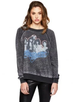 Aerosmith Aero Force One Sweatshirt By Recycled Karma