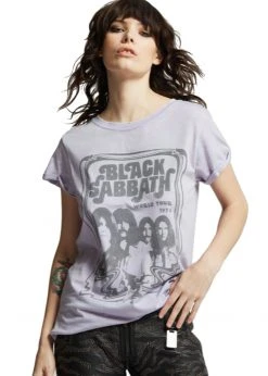 Recycled Karma Purple Black Sabbath Band Shirt