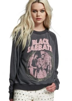 Black Sabbath Sweatshirt By Recycled Karma White Label