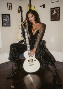 Pretty Attitude Sleeveless Sequin Jumpsuit With Wide Leg Pants