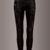 Pretty Attitude Black Velvet Leggings Black Label
