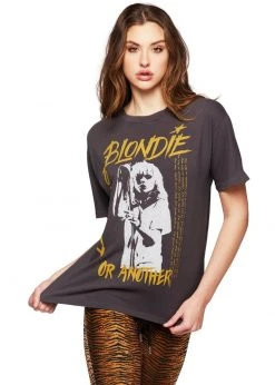 White Label Blondie One Way Or Another Band Shirt By Daydreamer LA
