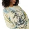 White Label Tie Dye Long Sleeve Blondie Band Shirt By Daydreamer LA