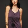Pretty Attitude Black Label Butterfly Moon Phases Loose Fit Tank Top