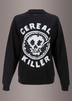 Pyknic Cereal Killer Skull Sweatshirt Black Label