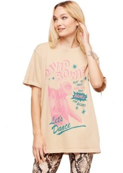 White Label Oversized David Bowie Band Shirt By Junk Food