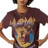 White Label DEF LEPPARD AMERICAN TOUR TEE By Daydreamer LA