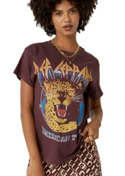 White Label DEF LEPPARD AMERICAN TOUR TEE By Daydreamer LA