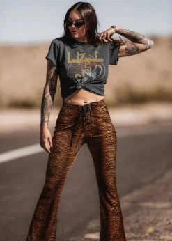 White Label Led Zeppelin UK 1970 Tour Band Shirt By Daydreamer LA