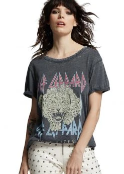 Pretty Attitude White Label Def Leppard Love Bites Band Shirt