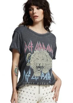 Pretty Attitude White Label Def Leppard Love Bites Band Shirt