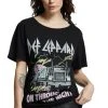Recycled Karma Def Leppard On Through The Night Band Shirt White Label