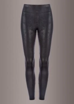 Pretty Attitude Black Label Rock On Black Faux Leather Leggings