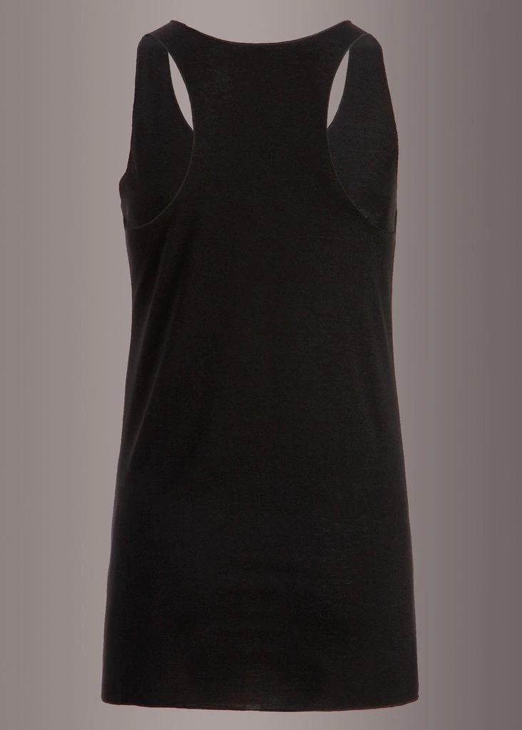 Pretty Attitude Black Feather Skull Loose Fit Tank Top Black Label