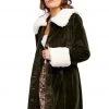Pretty Attitude White Label Faux Fur Penny Lane Coat