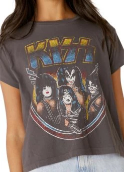 Kiss Alive Girlfriend Tee By Daydreamer LA White Label