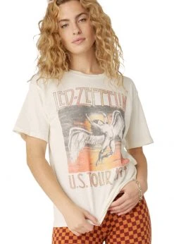 Pretty Attitude Led Zeppelin Swan Song Band Tee By Daydreamer LA