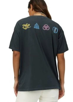 White Label Led Zeppelin Swan Song Oversized Band Tee By Daydreamer LA