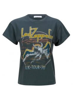 White Label Led Zeppelin UK 1970 Tour Band Shirt By Daydreamer LA