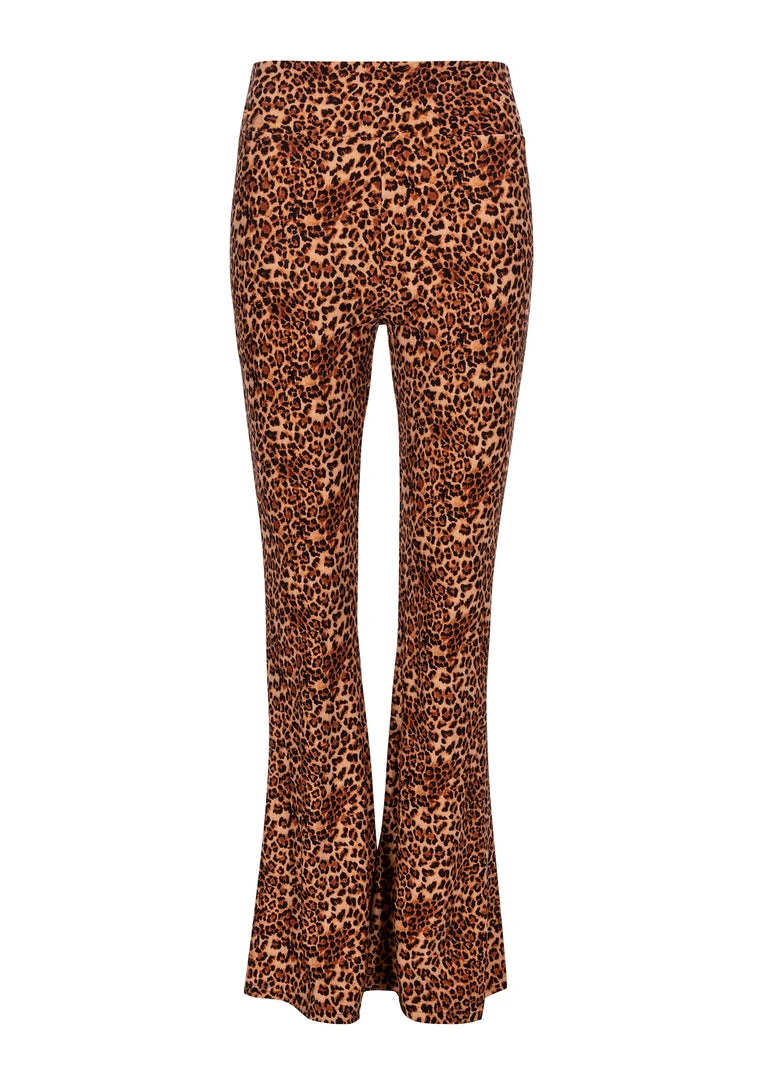 Pretty Attitude Cheetah Print Bell Bottoms Flare Pants