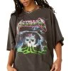 White Label Metallica Creeping Death Oversized Band Tee By Daydreamer LA