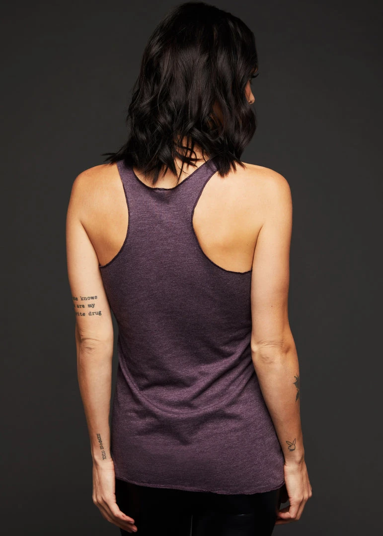 Pretty Attitude Black Label Butterfly Moon Phases Loose Fit Tank Top