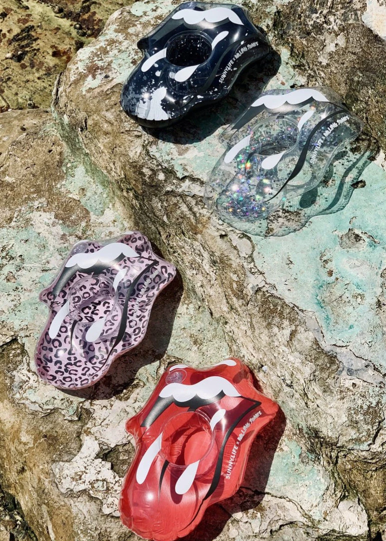 Sunnylife Australia Rolling Stones X Sunnylife Inflatable Drink Holders