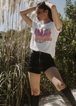 David Bowie Rebel Rebel Tee By Recycled Karma White Label