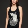 Pretty Attitude Black Label Mermaid Vibes Black Loose Fit Tank Top