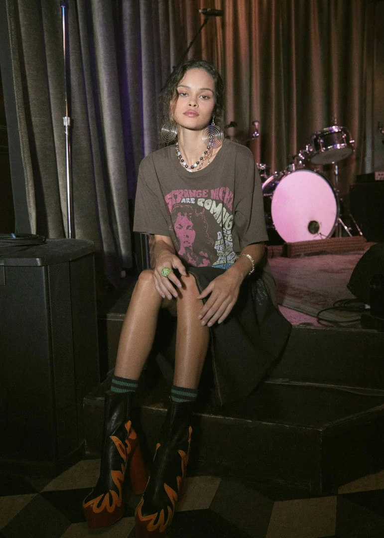 The Doors Strange Nights Are Coming Band Tee By Daydreamer LA White Label