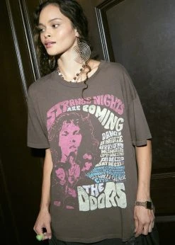 The Doors Strange Nights Are Coming Band Tee By Daydreamer LA White Label
