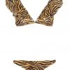 Pretty Attitude White Label Heat Wave Tiger Print Two Piece Bikini Set
