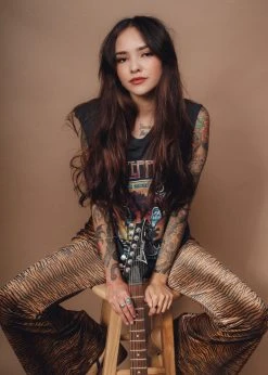 Pretty Attitude Eye Of The Tiger Animal Print Velvet Flare Pants Bell Bottoms White Label