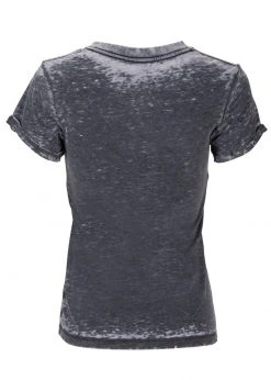 White Label KISS US Tour Acid Wash Band Tee By Recycled Karma